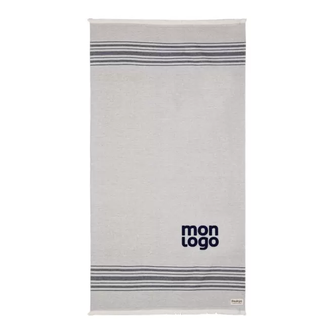 FOUTA PERSONNALISEÉ 100% COTON AWARE UKIYO® 'ELLIS'