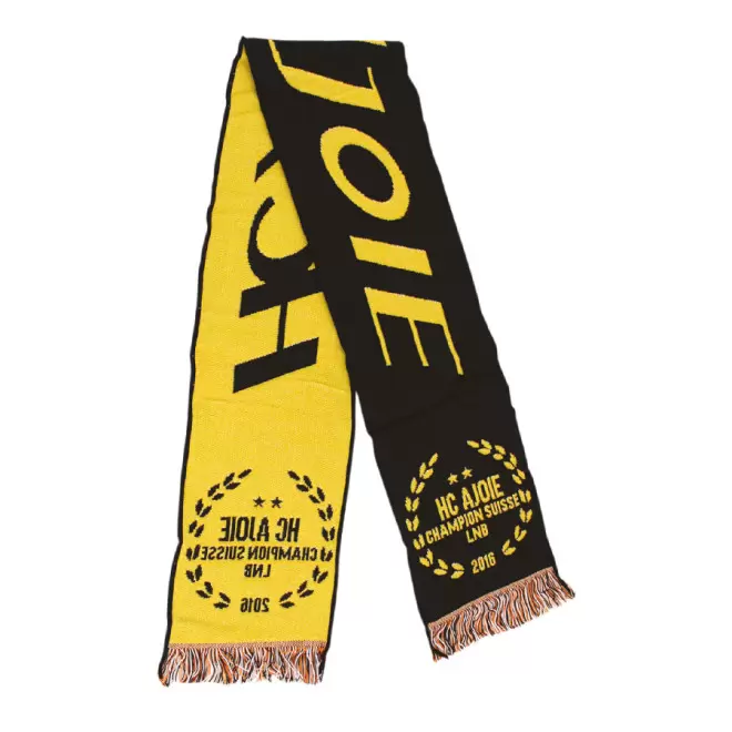 ÉCHARPE PERSONNALISABLE DE SUPPORTER TISSÉE 'OLYMPIQUE'