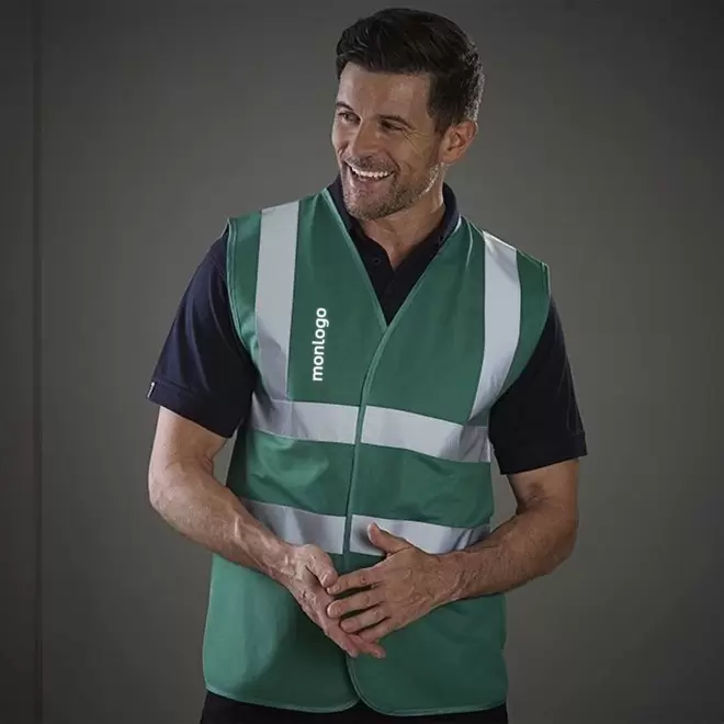 GILET DE SÉCURITÉ PERSONNALISÉ YOKO® 'SECUR'