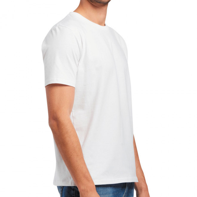 TEE SHIRT PERSONNALISÉ BLANC HOMME BIO 180 GR/M² LES FILOSOPHES® 'DESCARTES' 