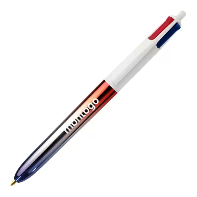 EXPRESS 72H STYLO BIC 4 COULEURS PUBLICITAIRE GRADIENT 'FLAG'