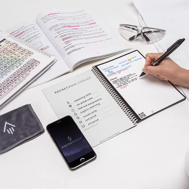 CARNET NUMÉRIQUE PERSONNALISÉ ROCKETBOOK® A5 'EXECUTIVE'