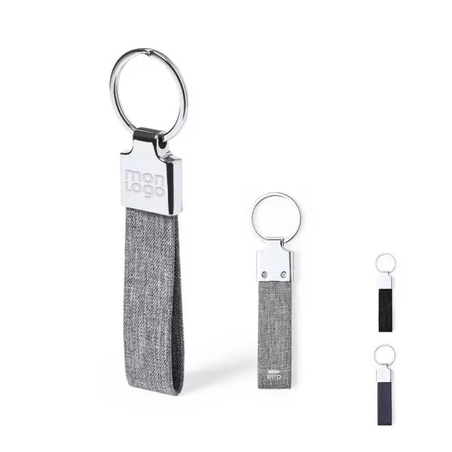 PORTE CLES PERSONNALISABLE RPET 'GANCIA'