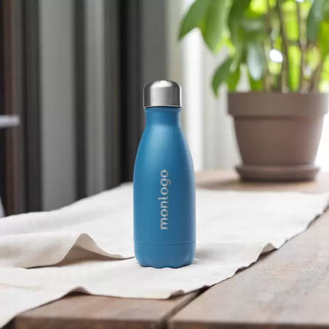 BOUTEILLE ISOTHERME PERSONNALISABLE INOX '260 ML QWETCH®'