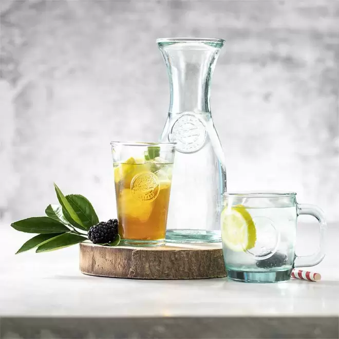 CARAFE PERSONNALISABLE VERRE RECYCLE 'ZAZEAU'