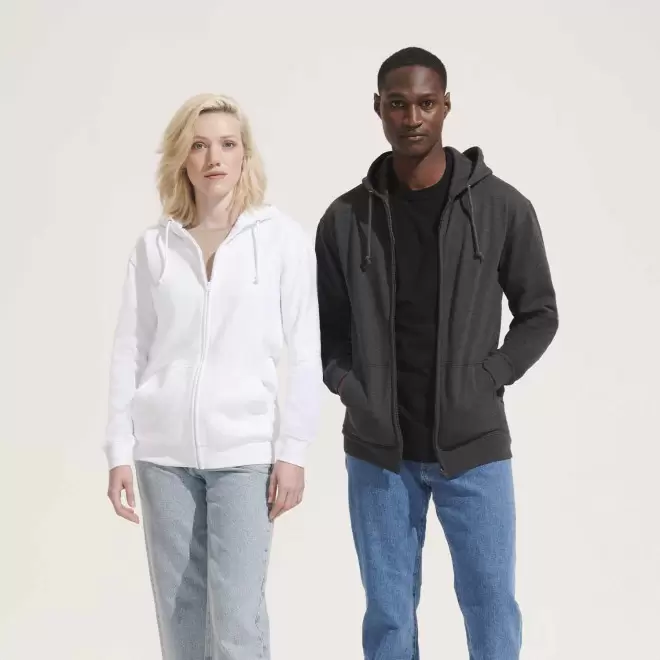 SWEAT ZIPPE PERSONNALISABLE CAPUCHE MIXTE 'CARTER'