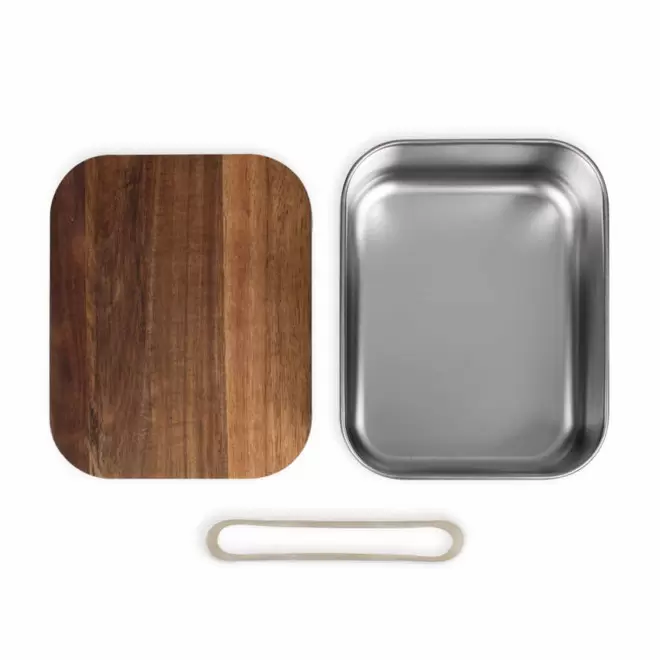 LUNCH BOX EN ACIER RECYCLE RCS PERSONNALISABLE 'DELIZIA'