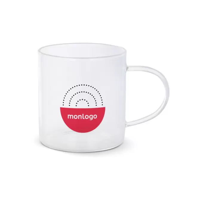 MUG VERRE 300ML PERSONNALISABLE 'ACTYVO'