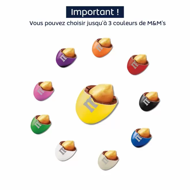 BALLOTIN PERSONNALISABLE 40G M&MS® PEANUT