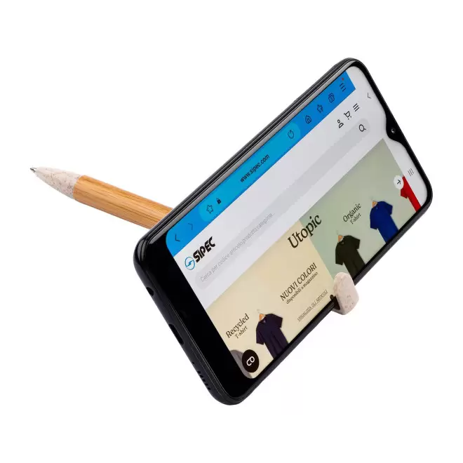 STYLO SUPPORT TEL PERSONNALISABLE 'ROBERTO BAMBOU'