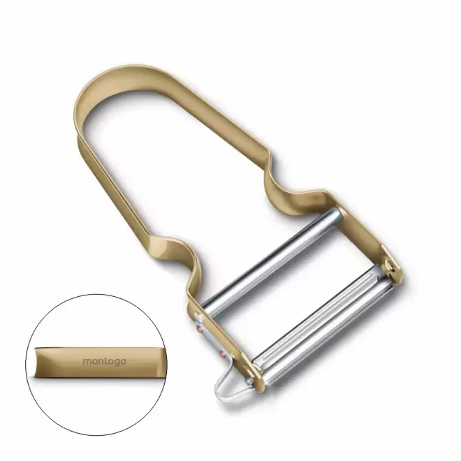 EPLUCHEUR EN ALUMINIUM PERSONNALISABLE 'REX'