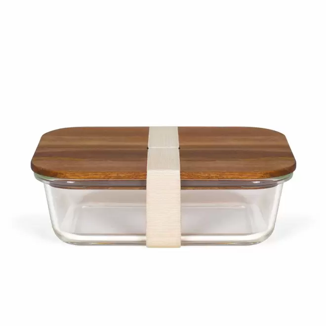 LUNCH BOX VERRE 1L PERSONNALISABLE 'PENNE ACACIA'