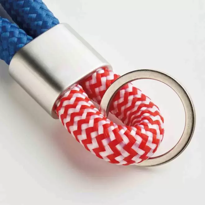 PORTE CLE CORDE DOUBLE PERSONNALISABLE 'KALOU PLUS'