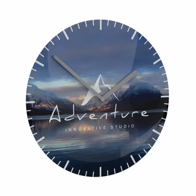 HORLOGE MURALE PERSONNALISABLE 'HAROE ROND'