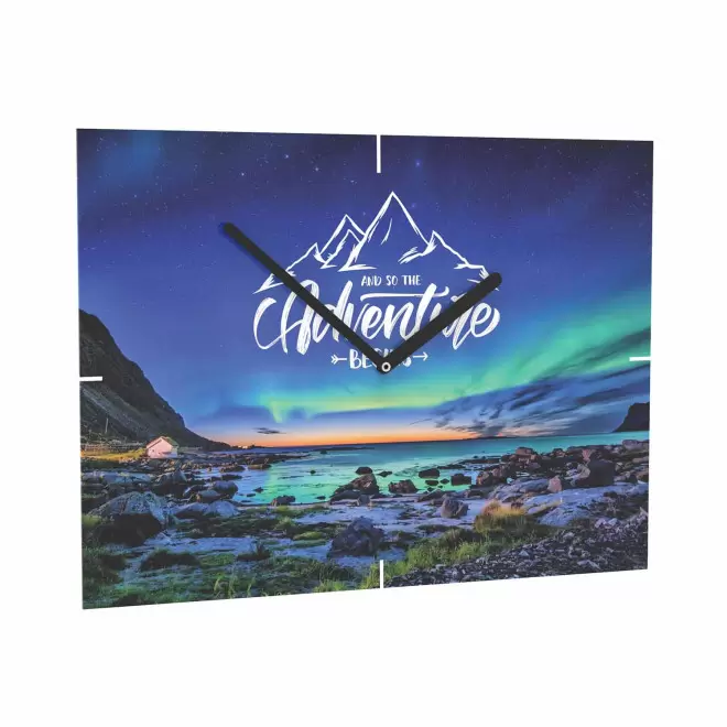 HORLOGE MURALE PERSONNALISABLE 'HAROE RECTANGLE'