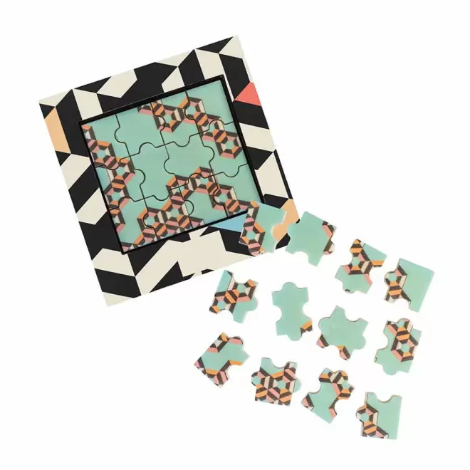 PUZZLE EN CHOCOLAT BLANC 12P PERSONNALISE 'CHOKO'