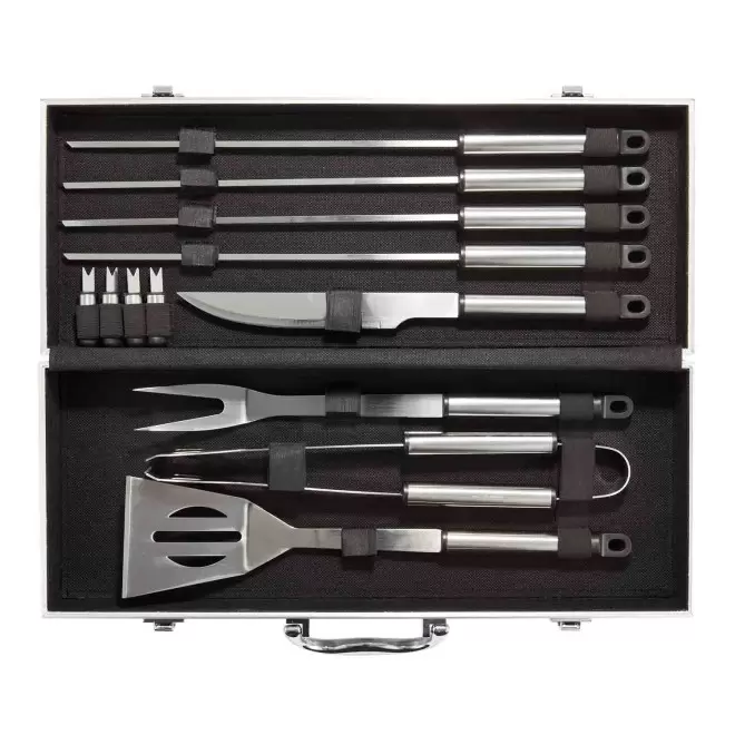 SET BARBECUE 12 USTENSILES PERSONNALISABLES 'MOOREA'