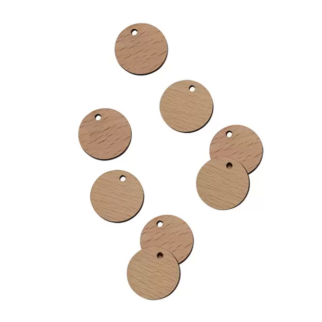 JETON CADDY PUBLICITAIRE AVEC TROU 'CADDY WOOD'