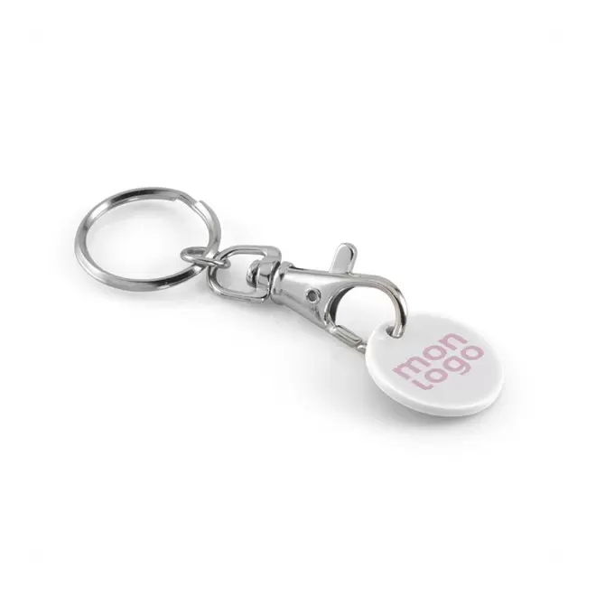 PORTE CLES PUBLICITAIRE AVEC MOUSQUETON 'SEGNA'