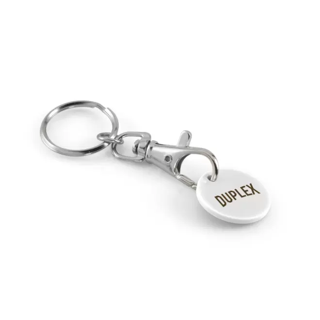 PORTE CLES PUBLICITAIRE AVEC MOUSQUETON 'SEGNA'