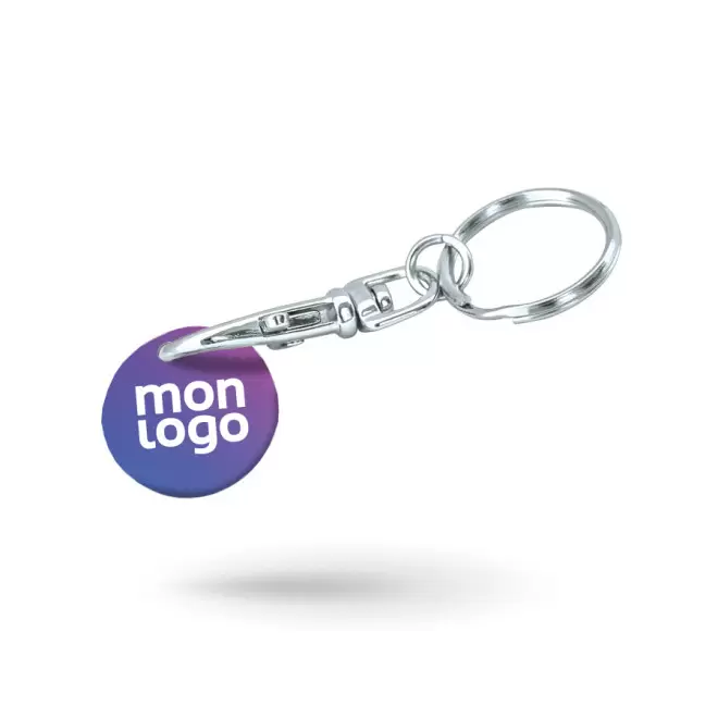 PORTE CLES AVEC MOUSQUETON PUBLICITAIRE 'SEGNO QUADRI'