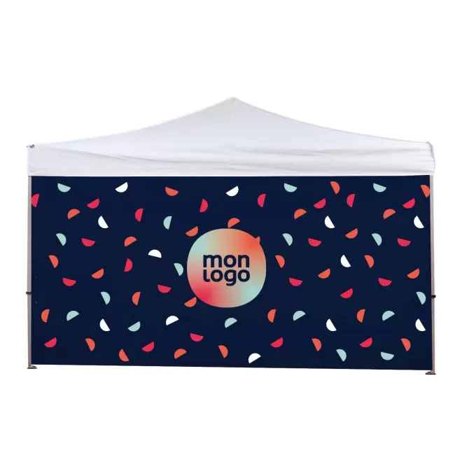 MUR PERSONNALISABLE POUR TENTE POPUP 6X3 'TELTA'