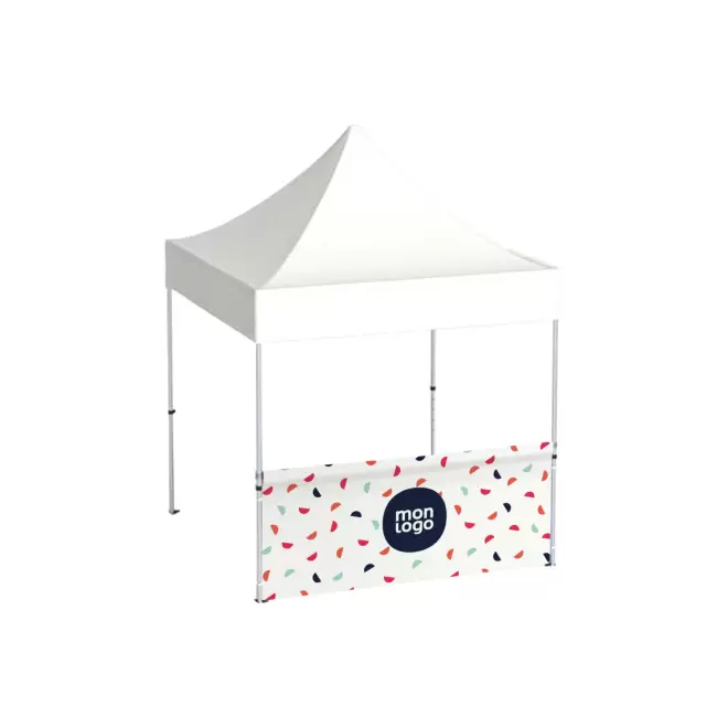 DEMI MUR PERSONNALISABLE POUR TENTE PLIANTE 2X2M 'TELTA'