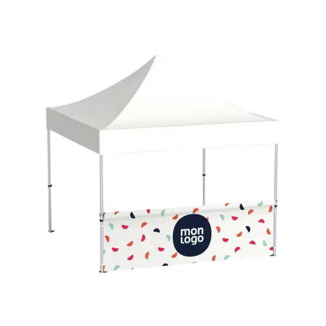 DEMI MUR PERSONNALISABLE POUR TENTE PLIANTE 4,5X3M 'TELTA'