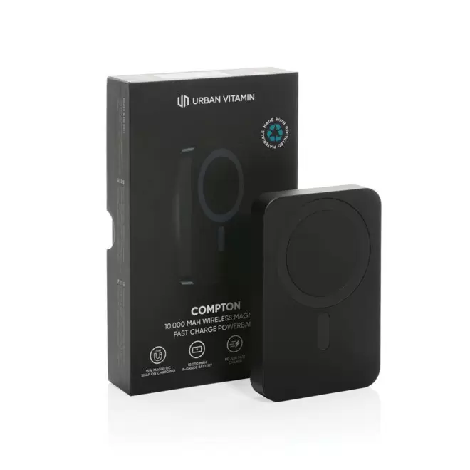 POWERBANK PERSONNALISABLE PLASTIQUE RECYCLE RCS 'ELEGANTI'