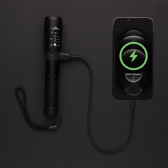 TORCHE PERSONNALISÉE RECHARGEABLE GEAR X® 'STRALI' 