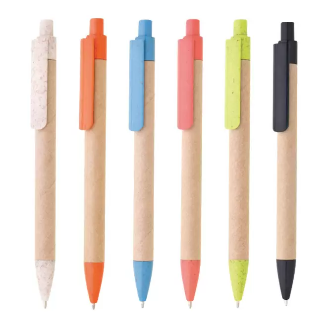 STYLO BILLE PERSONNALISABLE PAPIER RECYCLÉ 'POSTRO'