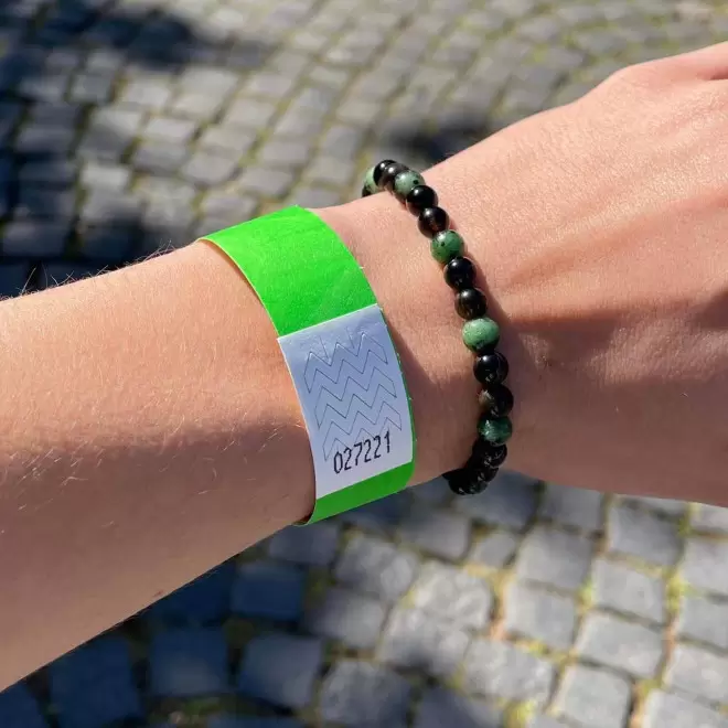 BRACELET TYVEK® EN PAPIER PERSONNALISABLE 'GUEST 1.9'