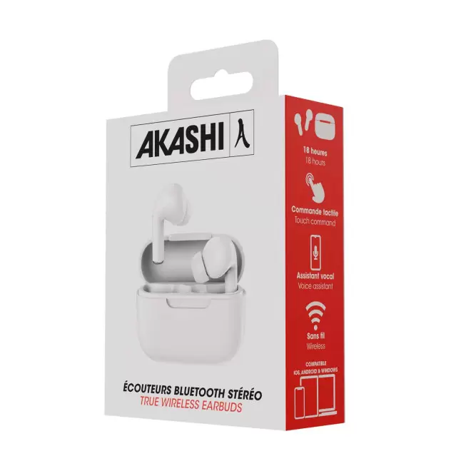 ÉCOUTEURS PERSONNALISABLE BLUETOOTH® AKASHI® 'NESA'