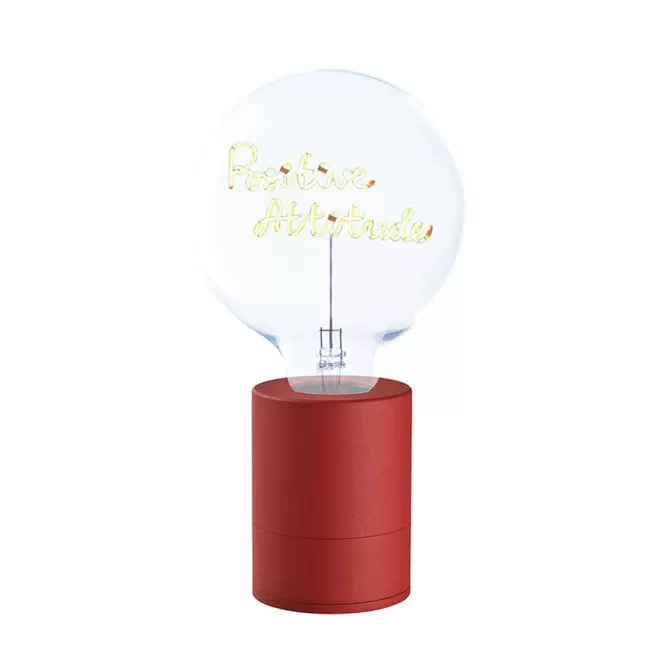 AMPOULE PERSONNALISEE 2 LIGNES 'LAMPUN'