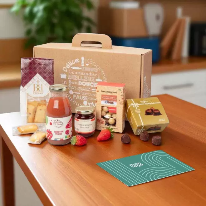 PANIER GOURMAND PUBLICITAIRE 'FARANDOLE DE DOUCEURS'