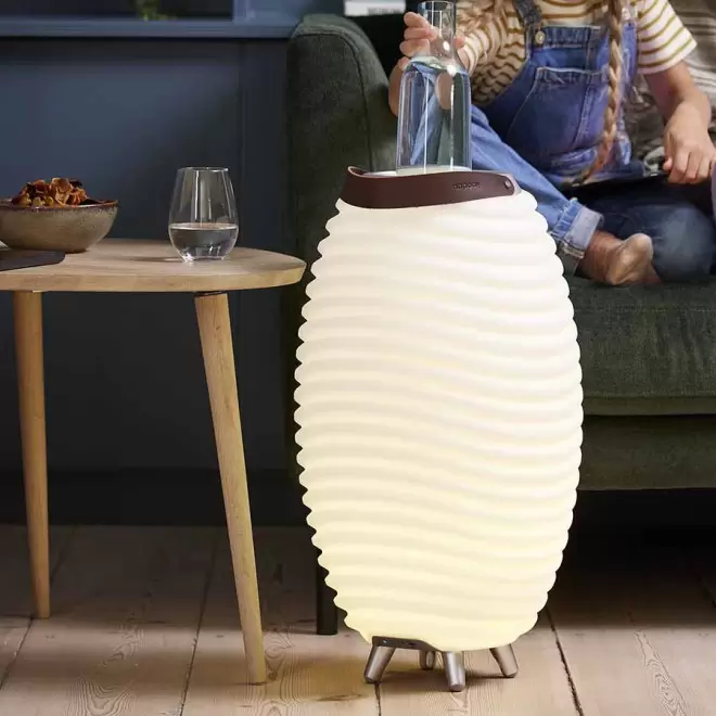 LAMPE ENCEINTE DESIGN PERSONNALISEE TWS 10 W 'KOODIE'