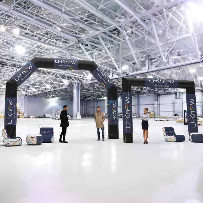 ARCHE GONFLABLE PERSONNALISEE 'HYRA'