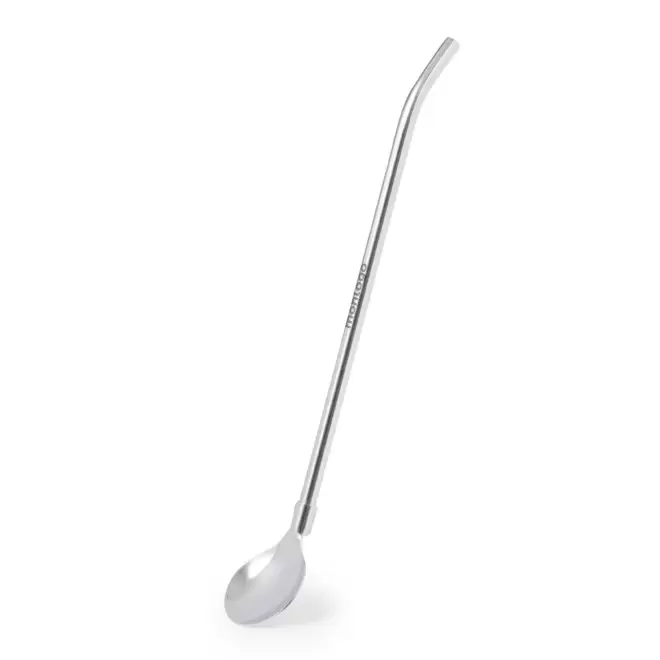 PAILLE AVEC AGITATEUR EN ACIER PERSONNALISABLE 'ZOUPO'