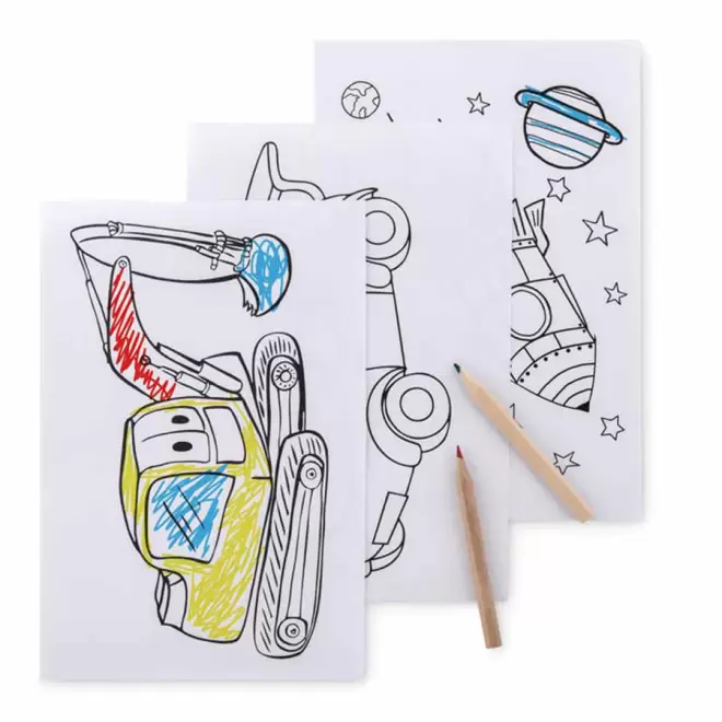 SET DE COLORIAGE PERSONNALISABLE 'MAGICDAY