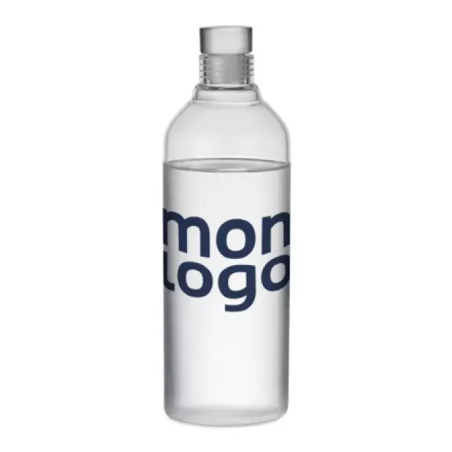 BOUTEILLE PERSONNALISEE EN VERRE BOROSILICATE 1L 'POUPA'