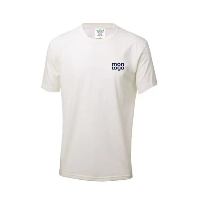 TEE SHIRT PERSONNALISÉ HOMME NATURELLE 'NAYA BIO' 150 GR/M²