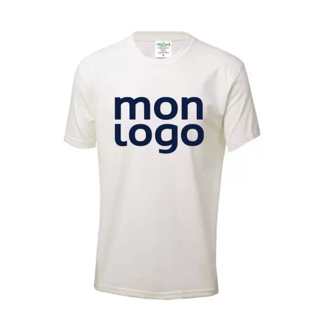 TEE SHIRT PERSONNALISÉ HOMME NATURELLE 'NAYA BIO' 150 GR/M²