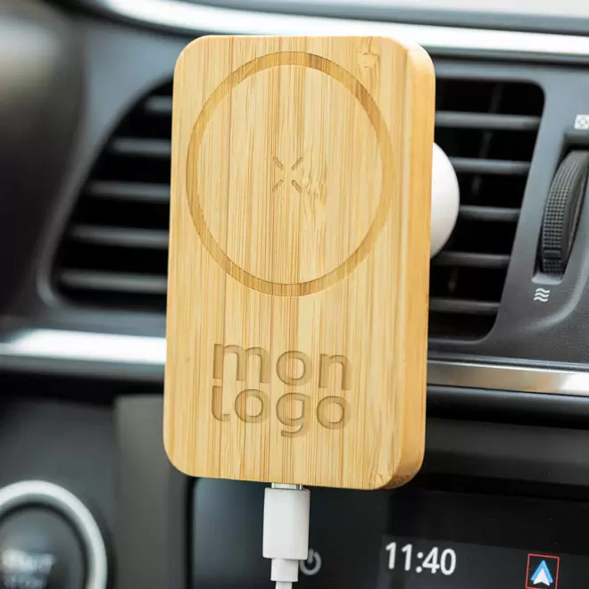 SUPPORT TEL PERSONNALISABLE BAMBOU 15W 'DIRPOH'