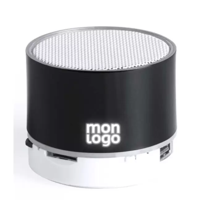 ENCEINTE PERSONNALISABLE 3W LOGO LUMINEUX 'NOVALUMI'