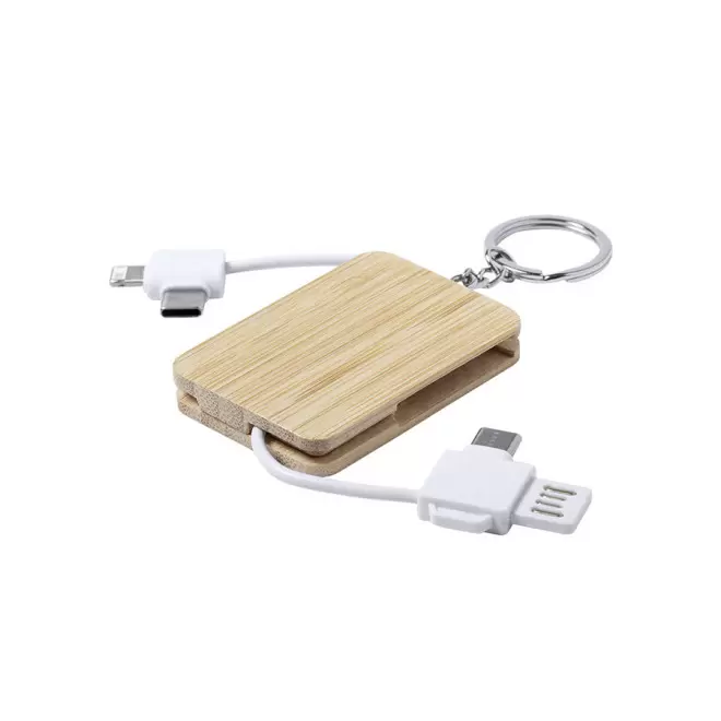 PORTE CLES CABLE CHARGE PERSONNALISABLE 'MEDIALI'