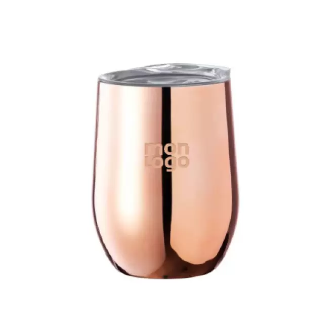 MUG PUBLICITAIRE ACIER CUIVRE 350 ML 'DASU'