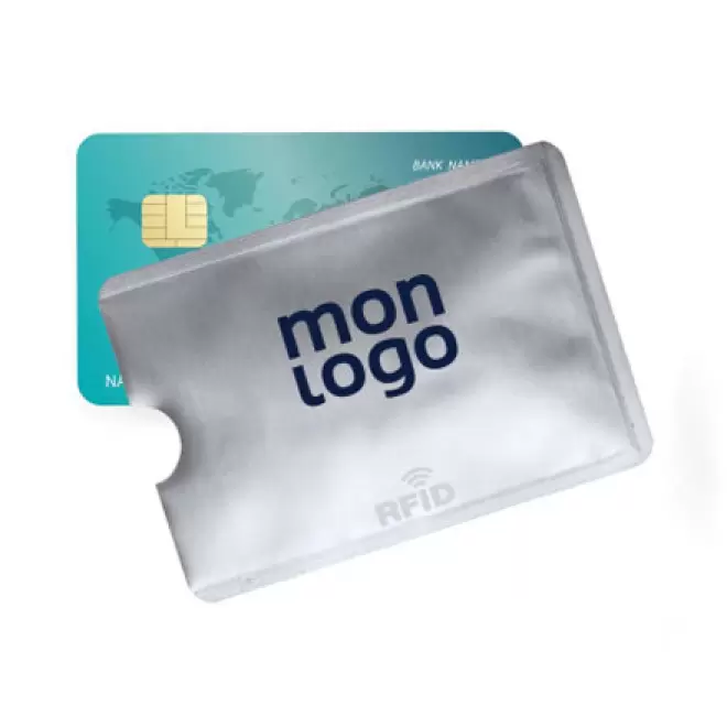 PORTE CARTE PERSONNALISÉ ANTI RFID ALUMINIUM 'SMARTCARDI'