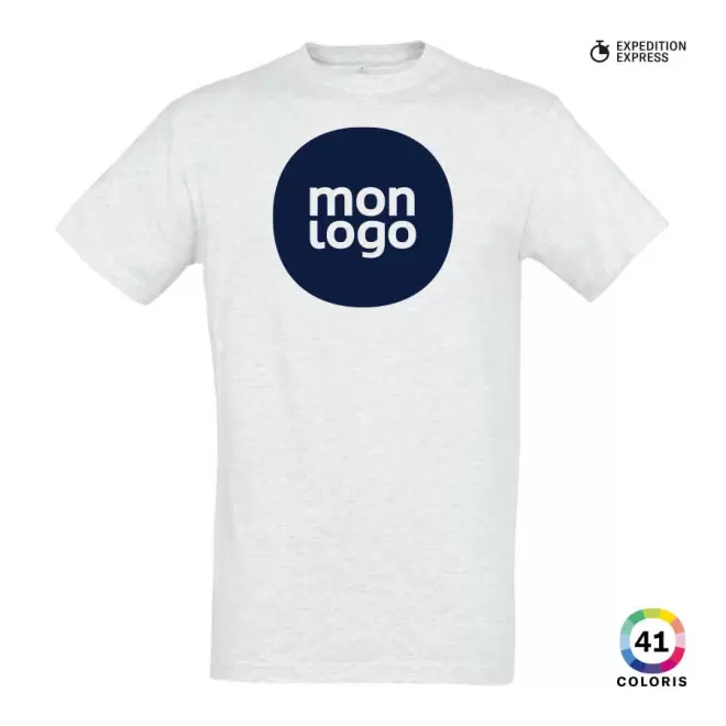 TEE SHIRT PUBLICITAIRE HOMME 'REGENT' EXPÉDITION EXPRESS 72H