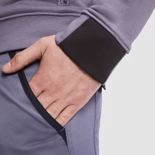 SWEAT PERSONNALISABLE COL DEMI ZIP 'MAVERICK'