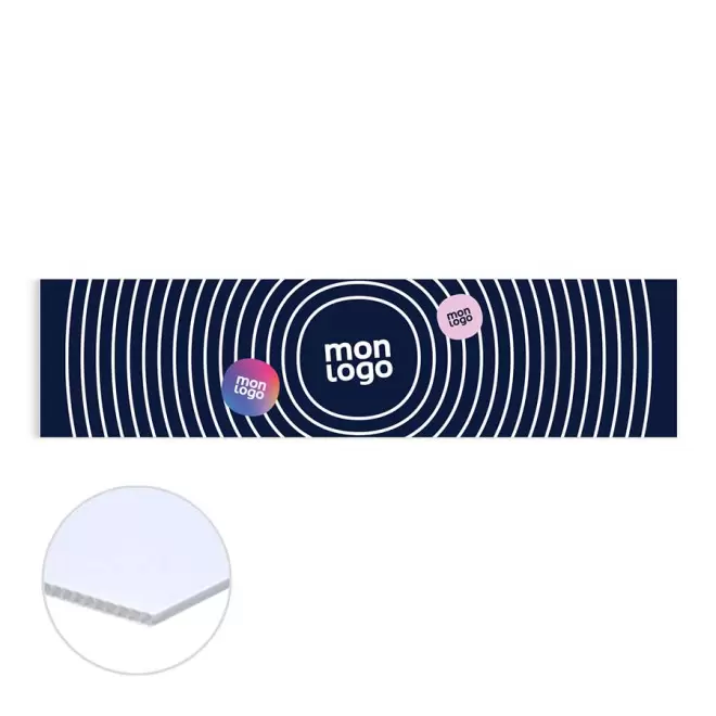 PANNEAU D'INFORMATION PERSONNALISABLE PVC 3 MM 'PANRIDE'